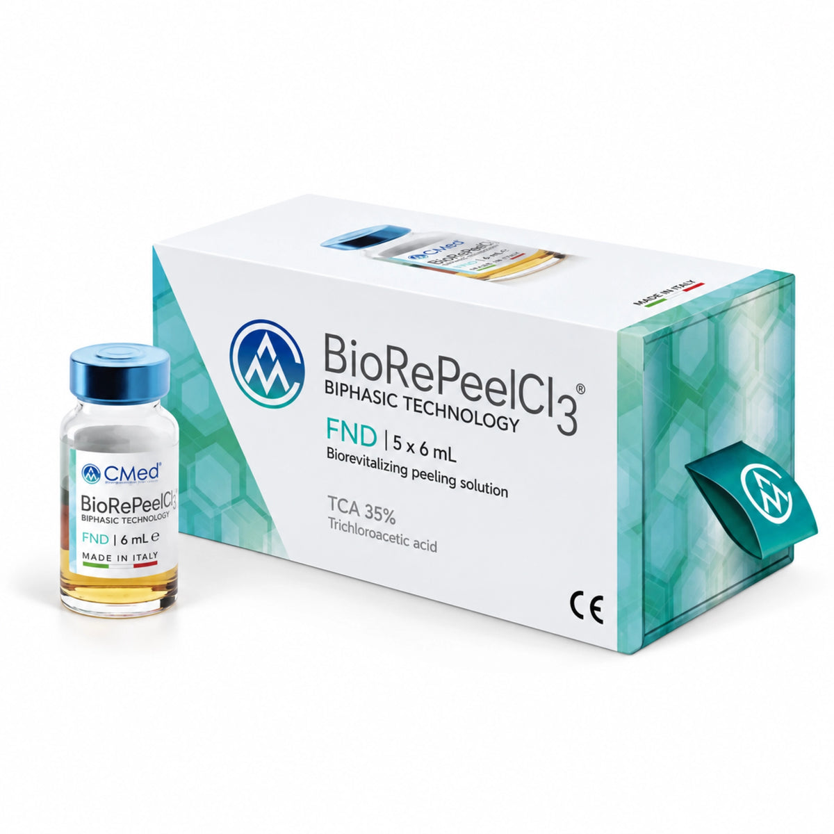 BioRePeelCl3 FND Peeling Vials 5 x 6 ml - julifill.com