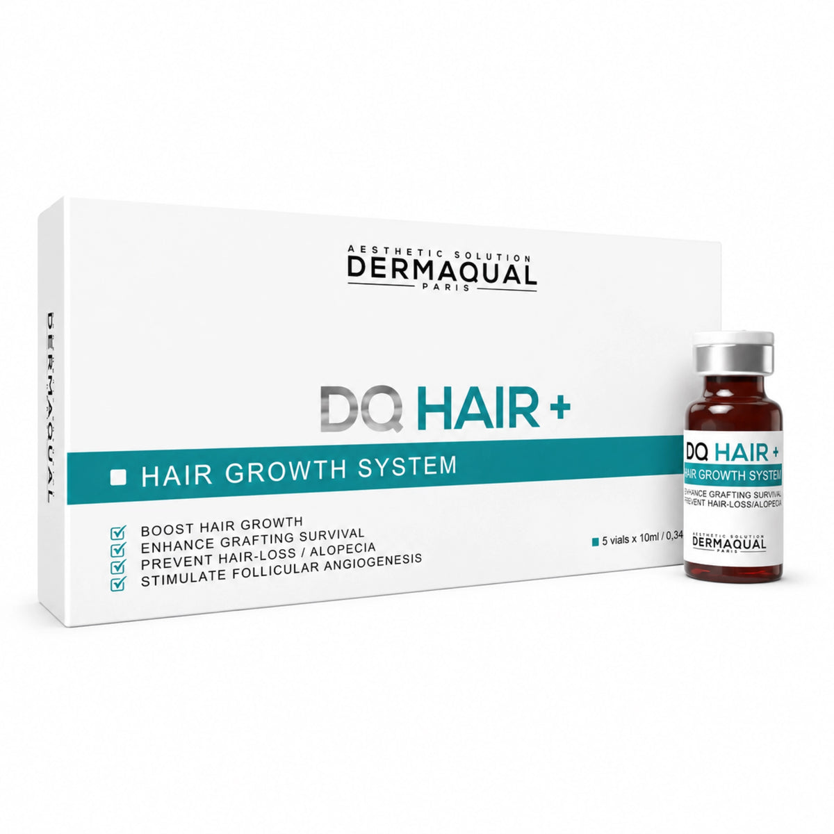 DermaQual DQ Hair+ 5 x 10ml - julifill.com