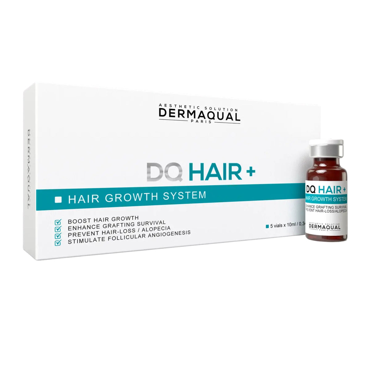 DermaQual DQ Hair+ 5 x 10ml - julifill.com