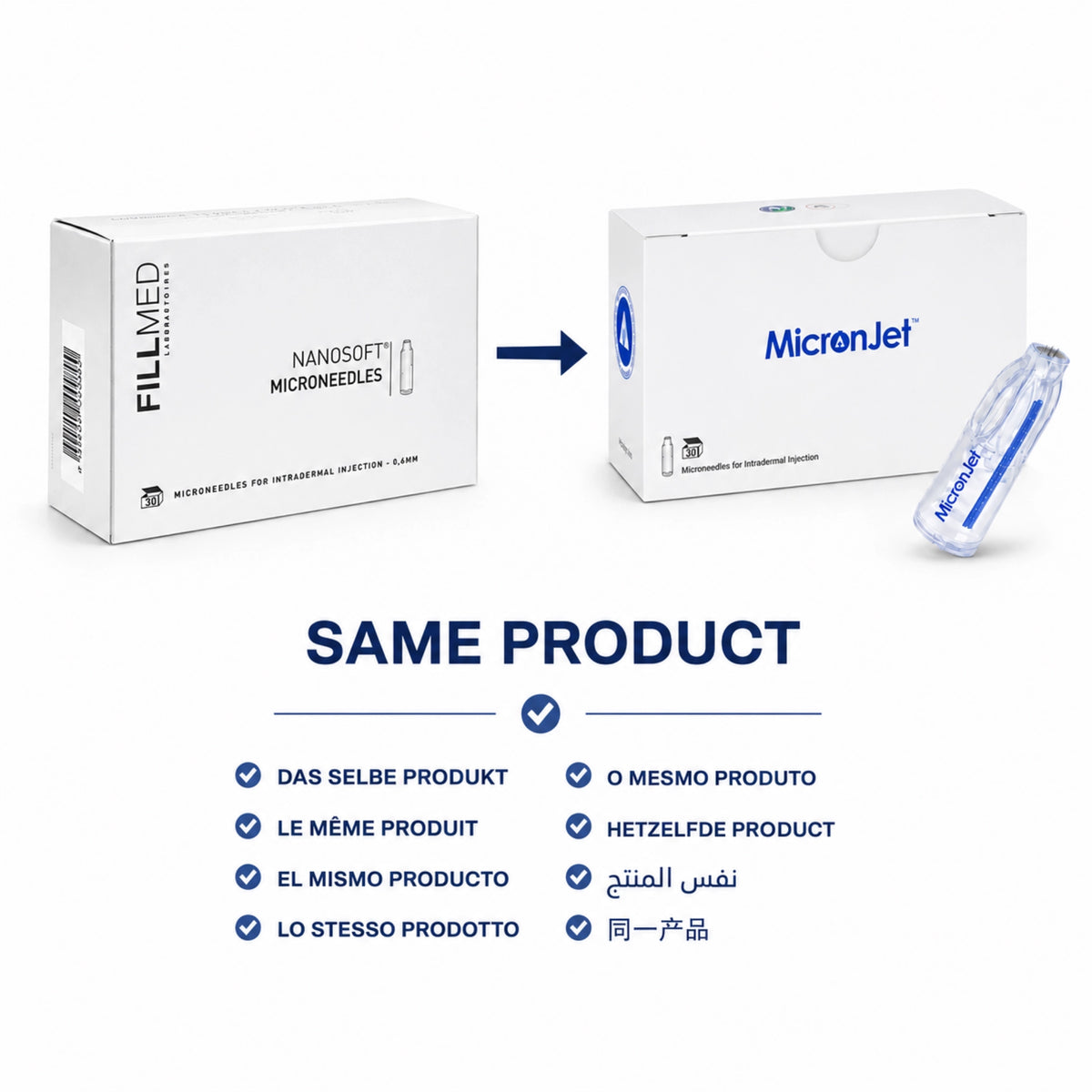 Fillmed Nanosoft Microneedles 0,6mm 30 Stk. | Jetzt mit neuer Verpackung - julifill.com