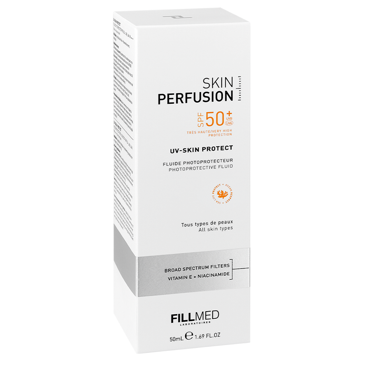 Fillmed Skin Perfusion UV-Skin Protect Sonnencreme LSF50 50ml - julifill.com
