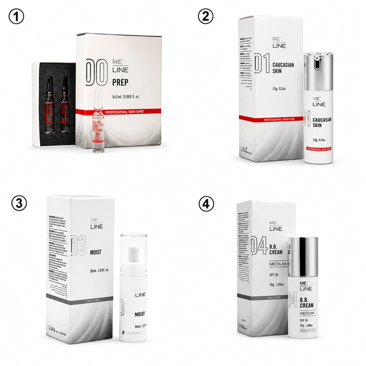 ME LINE® Caucasian Skin Medium Komplettpaket - julifill.com
