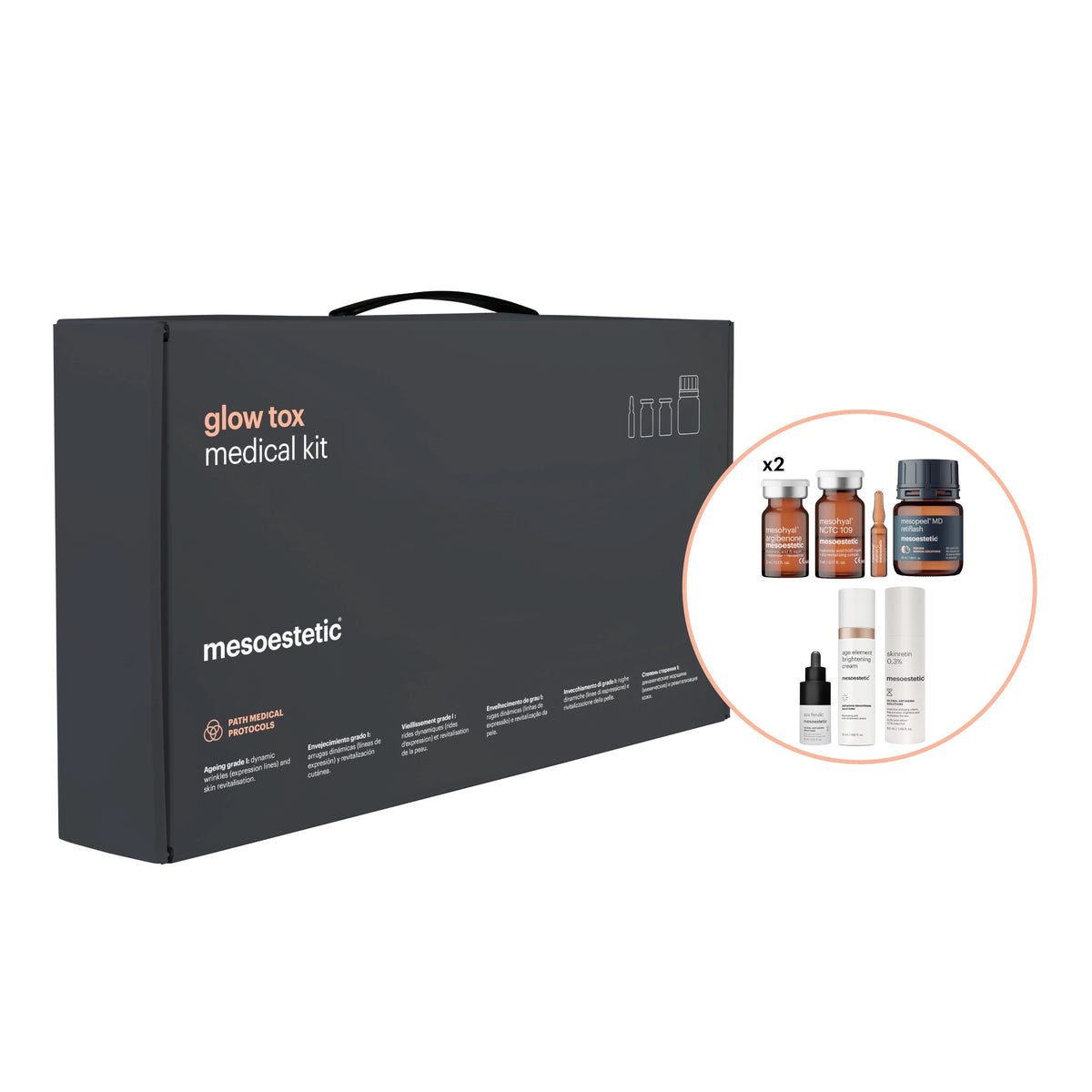Mesoestetic Glow Tox Medical Kit - julifill.com