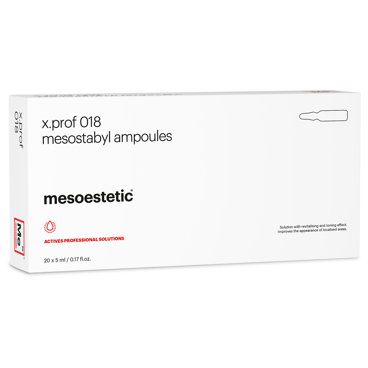 Mesoestetic x.prof Mesostabyl Ampoules Phosphatidylcholine 20 x 5ml - julifill.com