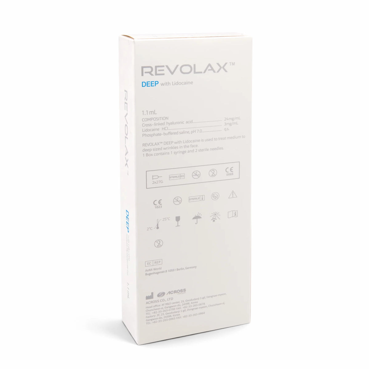 REVOLAX DEEP Lidocaine 1x 1,1ml - julifill.com