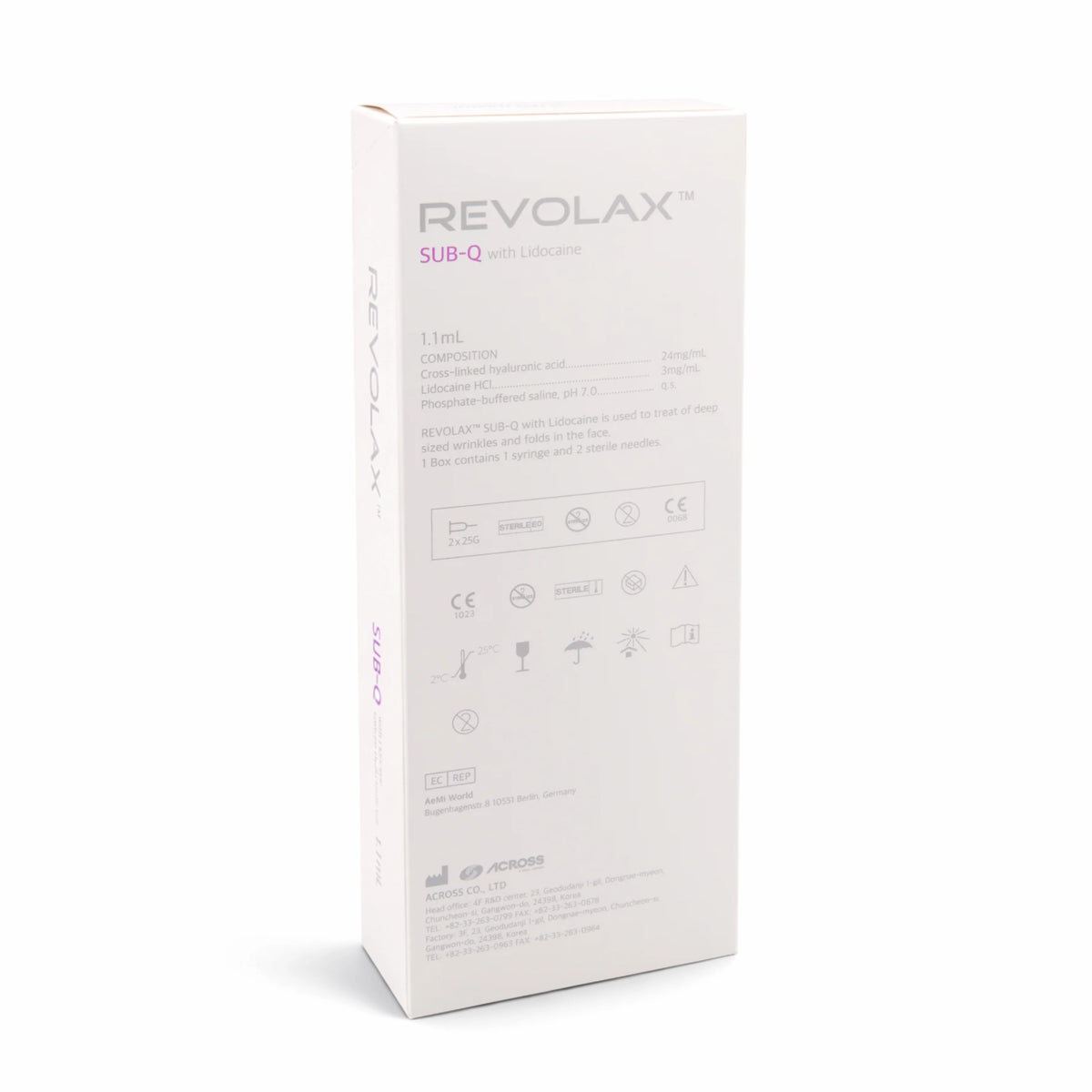 REVOLAX SUB-Q Lidocaine 1x 1,1ml - julifill.com