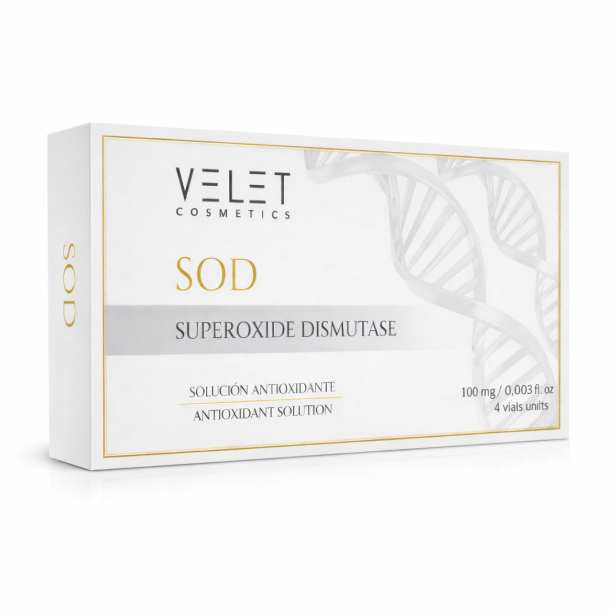 Velet Cosmetics SOD Superoxide Dismutase 4 x 100mg - julifill.com