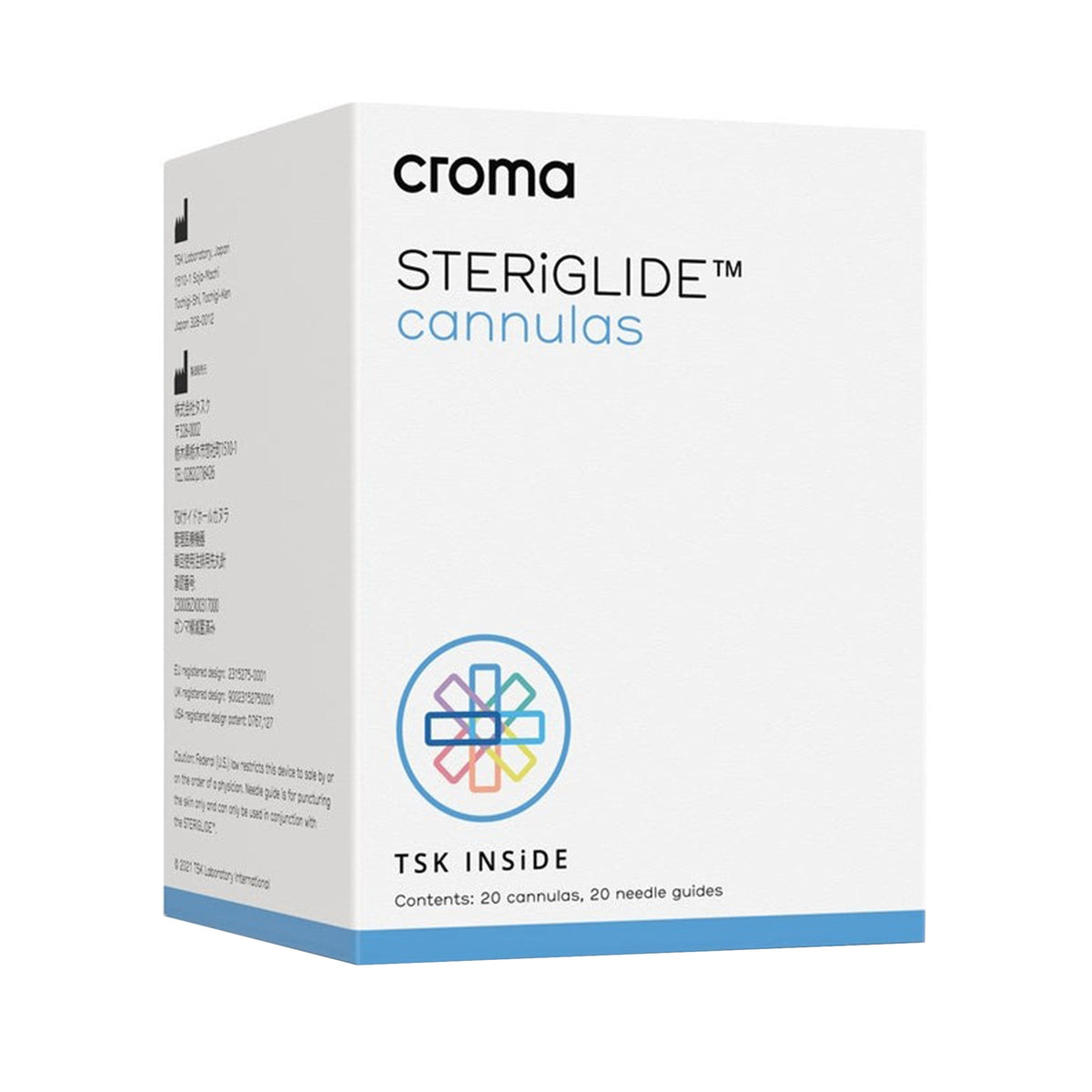 TSK STERiGLIDE Croma Kanüle | 25G x 38mm - julifill.com