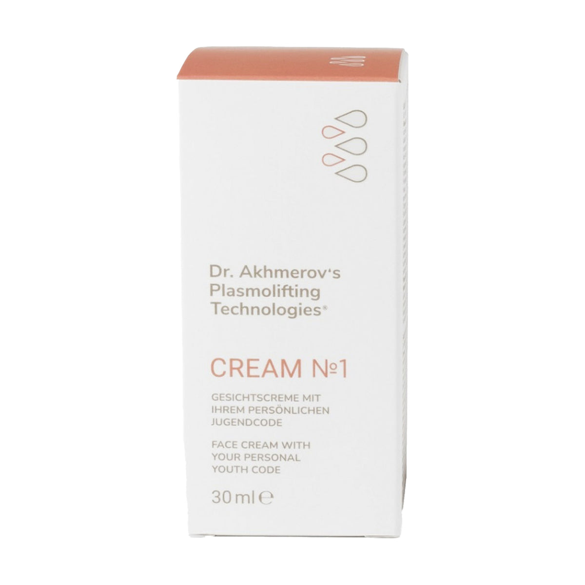 Cream №1 Dr. Akhmerov's Plasmolifting Technologies 30ml - julifill.com