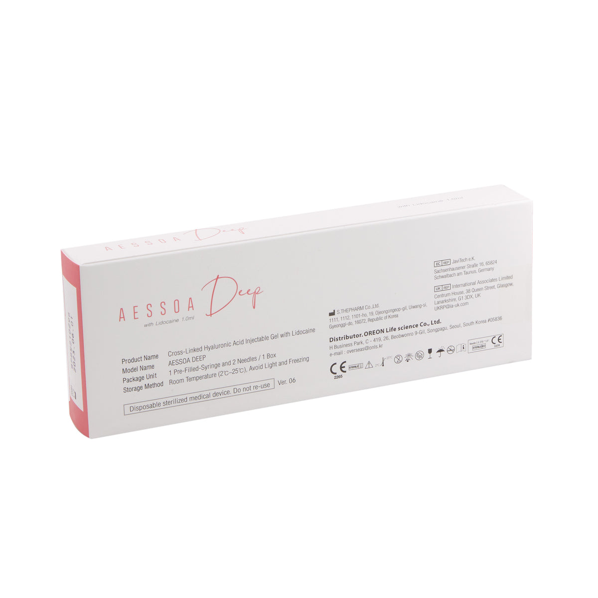 Aessoa Deep Lidocaine 1 x 1ml - julifill.com
