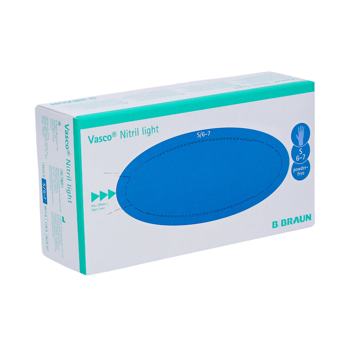 B. Braun Vasco® Nitril light Untersuchungshandschuhe S - julifill.com