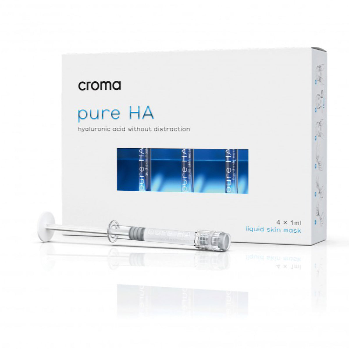 Croma pure HA® 4 x 1ml | Flüssige Gesichtsmaske - julifill.com