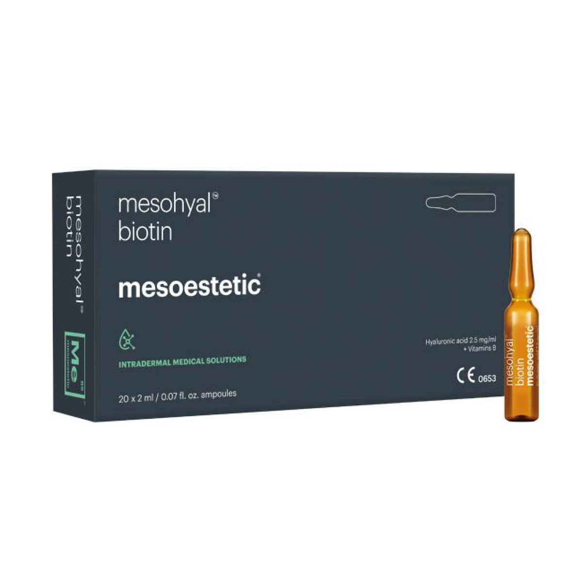 Mesoestetic Mesohyal Biotin 20 x 2ml - julifill.com