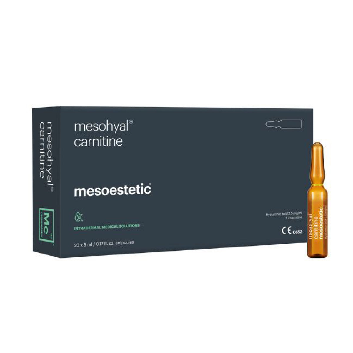 Mesoestetic Mesohyal Carnitine 20 x 5ml - julifill.com