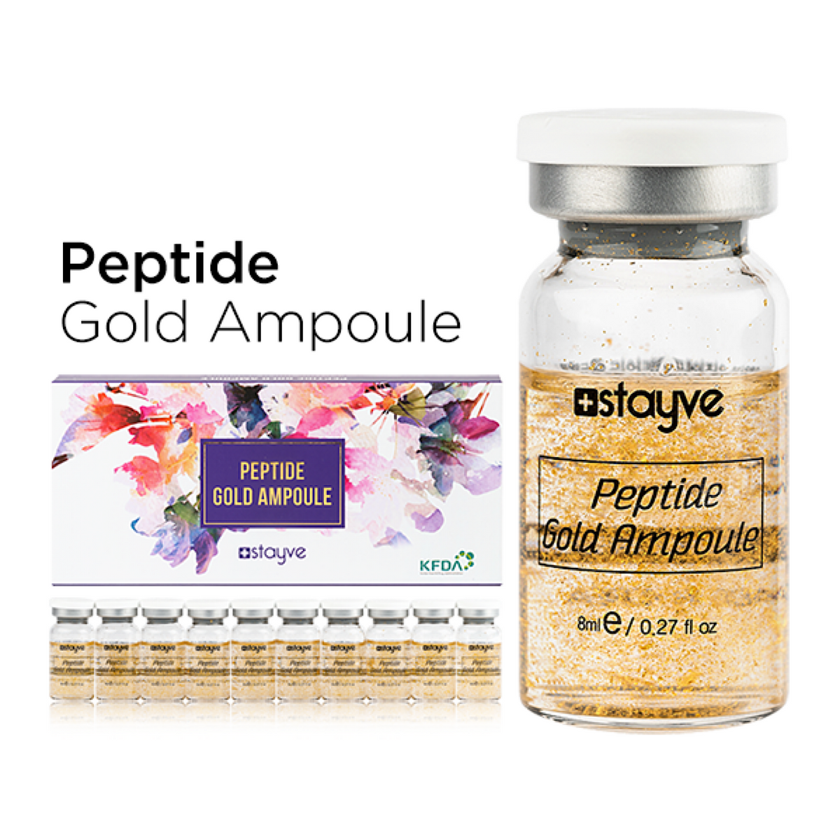 Peptide Gold Ampoule 10 x 8ml - julifill.com