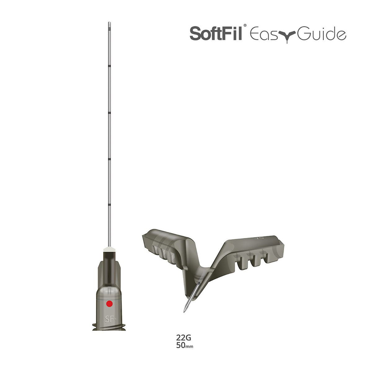 SoftFil EasyGuide 22G 50mm - julifill.com