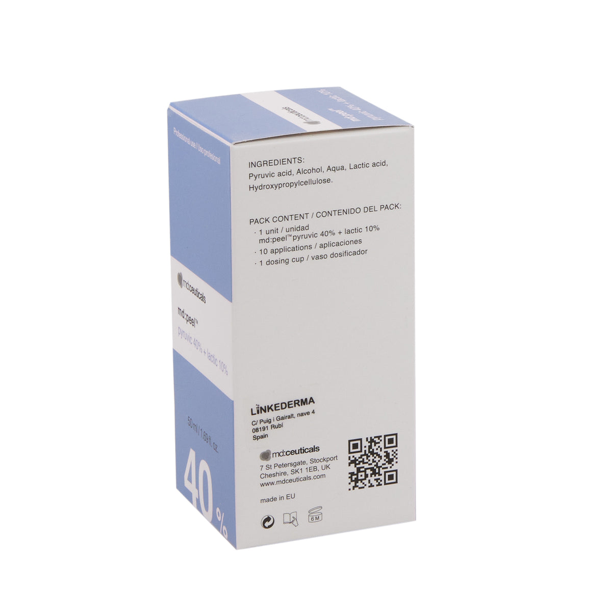 md:peel pyruvic 40% + lactic 10% - julifill.com